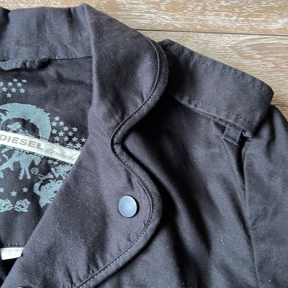 Diesel Black Blazer Jacket Size M - Picture 12 of 14